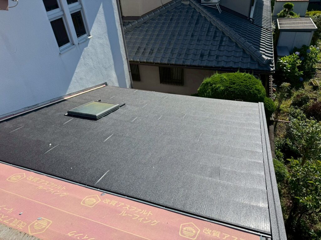 スーパーガルテクト施工状況